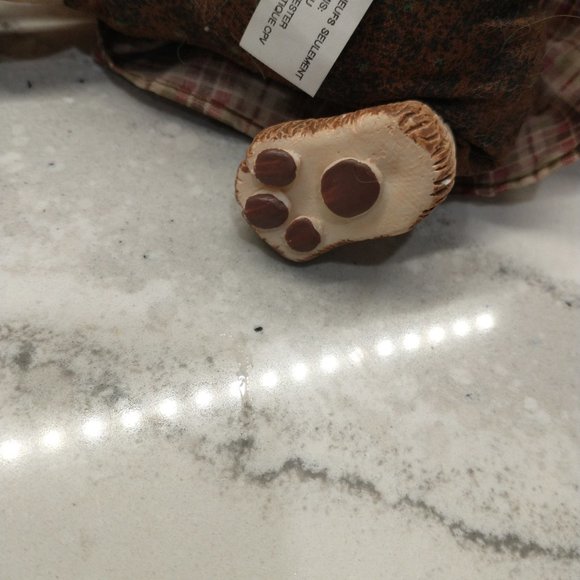 Vintage Russ The Country Folks Mrs. Crabtree Resin & Cloth Cat - Picture 8 of 10